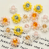 Crystal Flower Earrings DIY Jewelry Making Kit