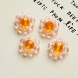 Crystal Flower Earrings DIY Jewelry Making Kit