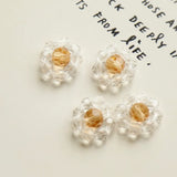 Crystal Flower Earrings DIY Jewelry Making Kit