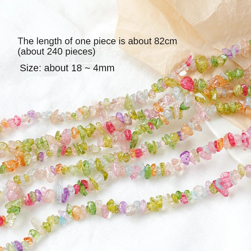 Natural Stone Bead Chain for Earrings DIY Jewelry