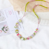 Natural Stone Bead Chain for Earrings DIY Jewelry