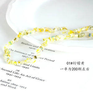 Retro Glass Beads for DIY Earrings Necklace Jewelry