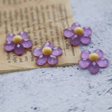 Purple Flower Patch DIY Earring Material