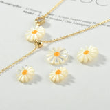 Small Daisy Sea Shell Straight Hole Flower DIY Material