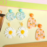 Wind Flower Resin Pendant DIY Earrings Kit