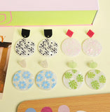 Wind Flower Resin Pendant DIY Earrings Kit