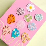 Wind Flower Resin Pendant DIY Earrings Kit