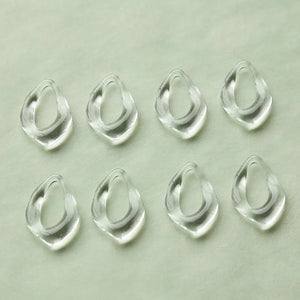 Resin Water Wave Earring Material