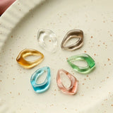 Resin Water Wave Earring Material