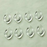 Resin Water Wave Earring Material