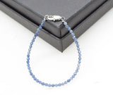 Iolite Turquoise Sapphire Green Round Faceted 3mm Bracelet Beads