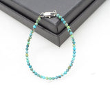 Iolite Turquoise Sapphire Green Round Faceted 3mm Bracelet Beads