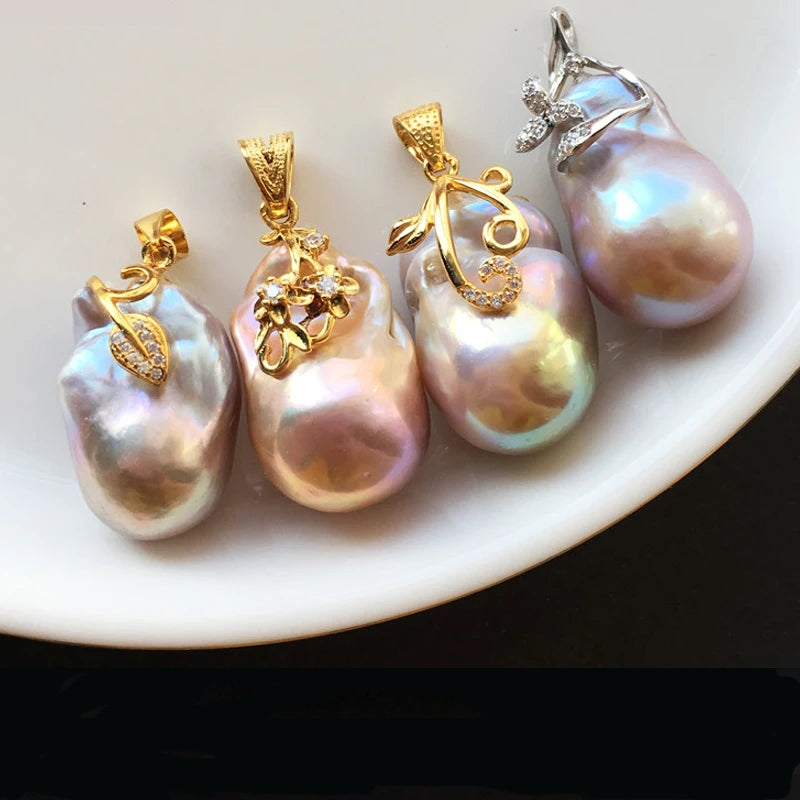 Baroque Freshwater Pearl 15mm-16mm 1pcs Big Size Loose Pearl for Earrings