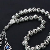 Islamic Prayer Beads Bracelet Ayatul Kursi Allah Rosary Hamsa Hand Ottoman