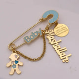 Islamic Quran Al Qalam Mashallah Brooch Baby Pin