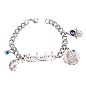 Islamic Baby Bracelets with Evil Eye Protection and Blessings