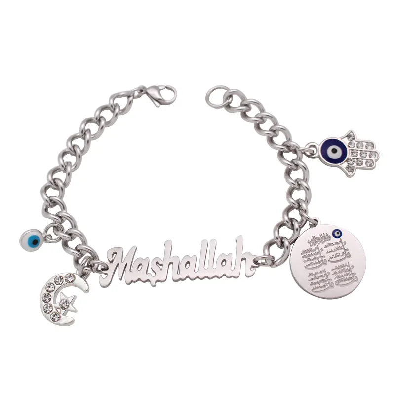 Islamic Baby Bracelets with Evil Eye Protection and Blessings