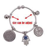 Islamic Hamsa Hand of Fatima Evil Eye Baby Bracelet