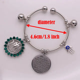 Islamic Evil Eye Copper Baby Child Bangles