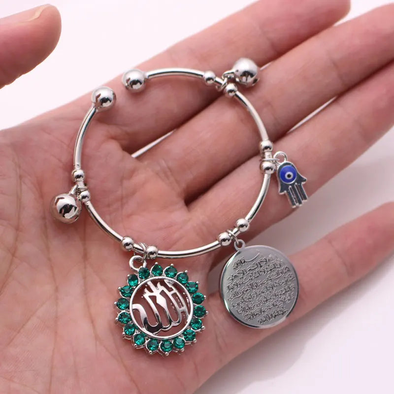 Islamic Evil Eye Copper Baby Child Bangles