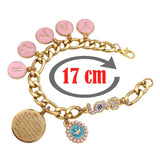 Islamic AYATUL KURSI Stainless Steel Baby Bangles Bracelets