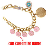 Islamic AYATUL KURSI Stainless Steel Baby Bangles Bracelets