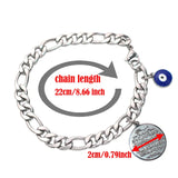 Islamic AYATUL KURSI Evil Eye Stainless Steel Bracelet