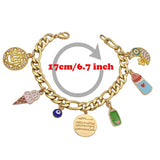 Islamic Muslim Al Qalam Allah Stainless Steel Feeder Baby Bracelets