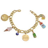 Islamic Muslim Al Qalam Allah Stainless Steel Feeder Baby Bracelets