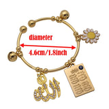 Islamic Four Qul Sura Copper Baby Bangles