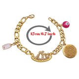 Ayatul Kursi Allah Evil Eye Stainless Steel Feeding Bracelets