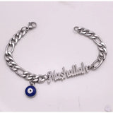 Muslim Evil Eye Stainless Steel Bracelet - Mashallah Turkey Islam