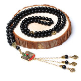 Islamic Muslim Rosary Misbaha Hot Stone Tasbih Prayer Beads 99