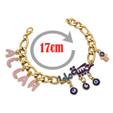 Islamic Muslim Stainless Steel Baby Bangles Bracelets