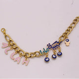Islamic Muslim Stainless Steel Baby Bangles Bracelets