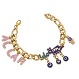 Islamic Muslim Stainless Steel Baby Bangles Bracelets