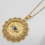 Muslim Evil Eye Pendant Necklace Protection Jewelry