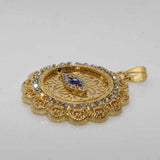 Muslim Evil Eye Pendant Necklace Protection Jewelry