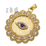 Muslim Evil Eye Pendant Necklace Protection Jewelry