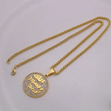 Prophet Mohammed Pendant Necklace Islam Muslim Arabic Messenger