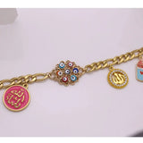 Islamic Turkey Evil Eye Mashallah Stainless Steel Feeder Baby Bracelets