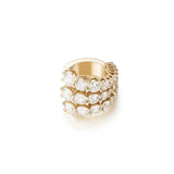 Bohemian Girl Ear Bone Studs Stackable C-shaped Ear Clip