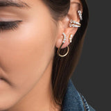 Bohemian Girl Ear Bone Studs Stackable C-shaped Ear Clip