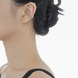Enamel Ear Bone Clip High-grade Sense Sterling Silver S925