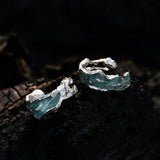 Enamel Ear Bone Clip High-grade Sense Sterling Silver S925