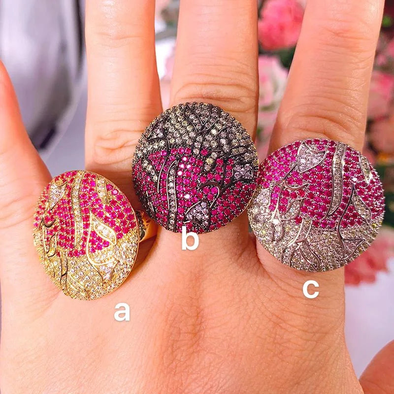 Cubic Zirconia Stackable Ring for Women Wedding