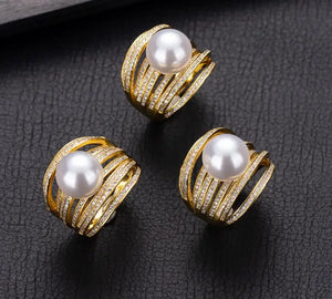 Stackable Ring For Women Wedding Engagement Bridal Top Finger Ri