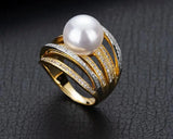 Stackable Ring For Women Wedding Engagement Bridal Top Finger Ri