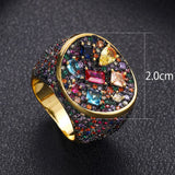 Cubic Zironium Engagement Dubai Naija Bridal Finger Rings Jewelry