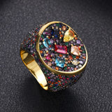 Cubic Zironium Engagement Dubai Naija Bridal Finger Rings Jewelry
